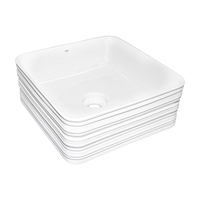 THH Above Counter Ceramic Bathroom Basin White 380x380x150mm