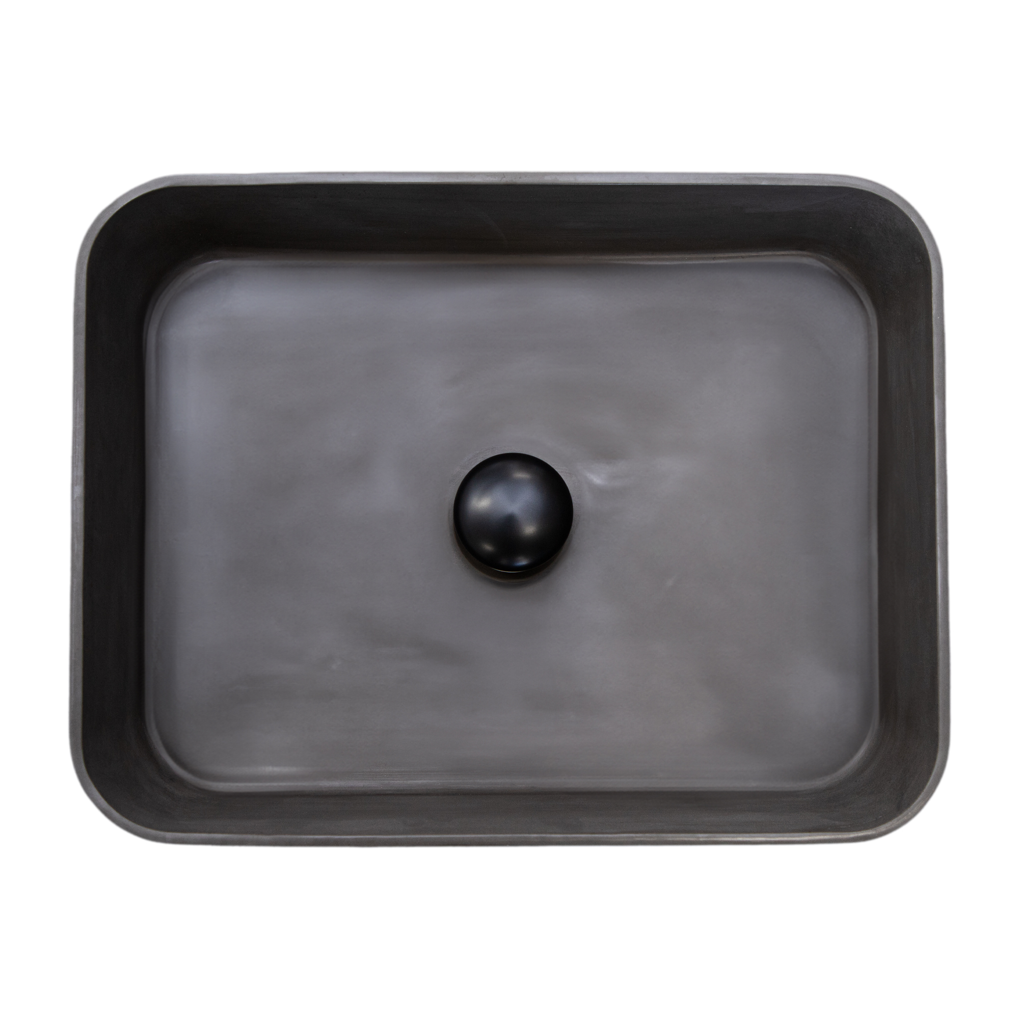 THH Above Counter Ceramic Bathroom Basin Dark Gray 510x400x135mm