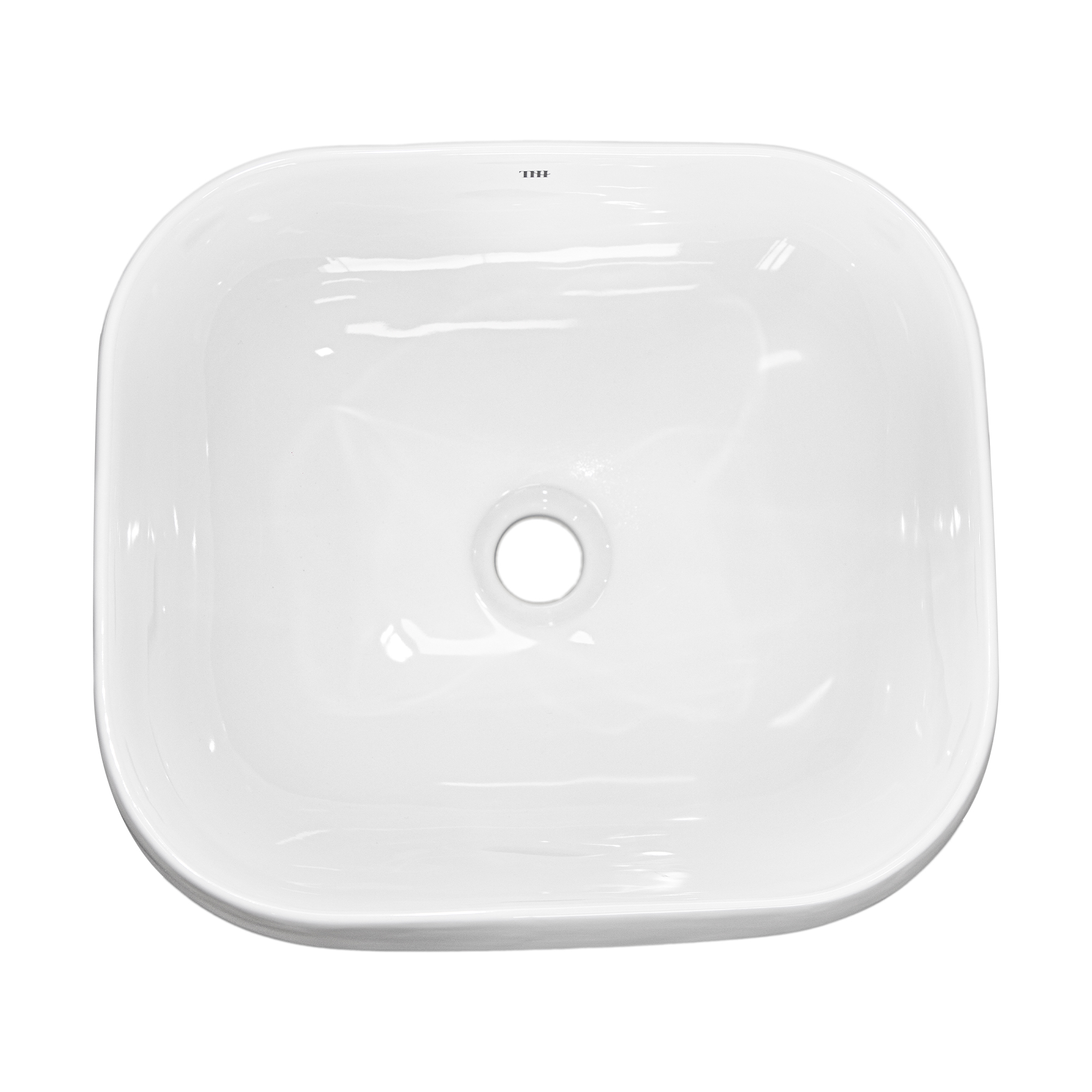 THH Above Counter Ceramic Bathroom Basin White 450x400x145mm