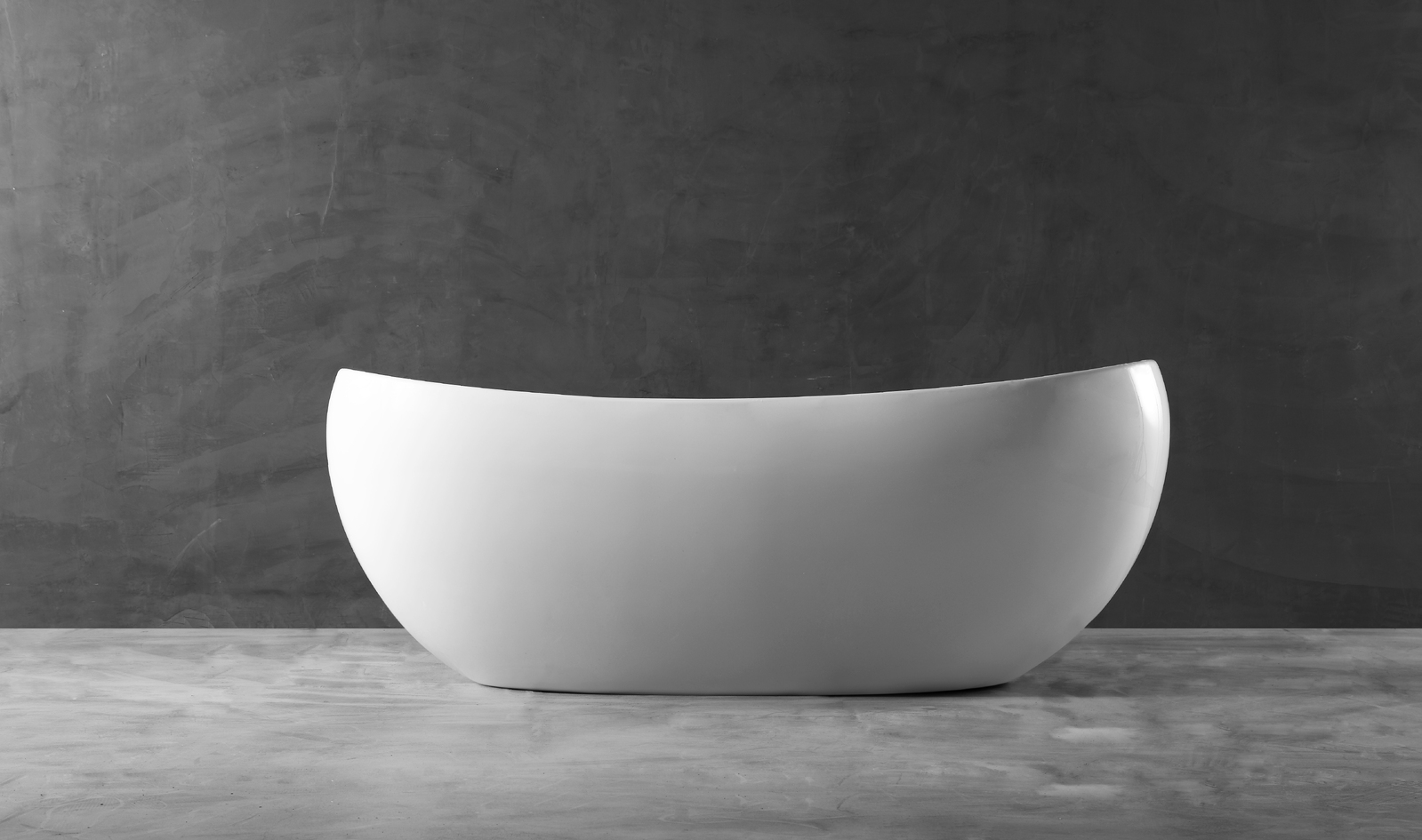 Thh Acrylic Free Standing Bathtub Matt Black In&amp;Out 1700X800X635