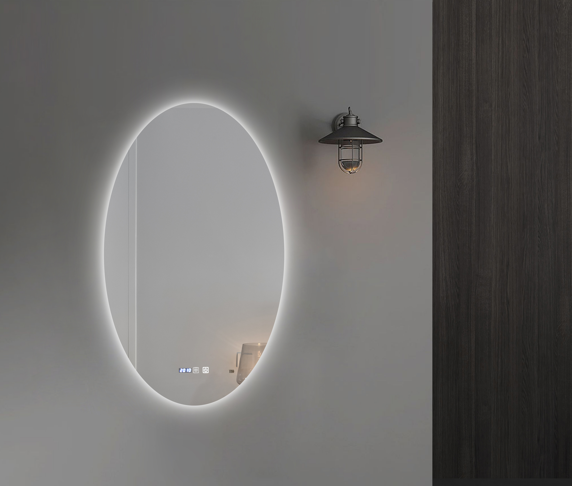 THH 600*1000 LED Light &amp; Defogger Bathroom Mirror