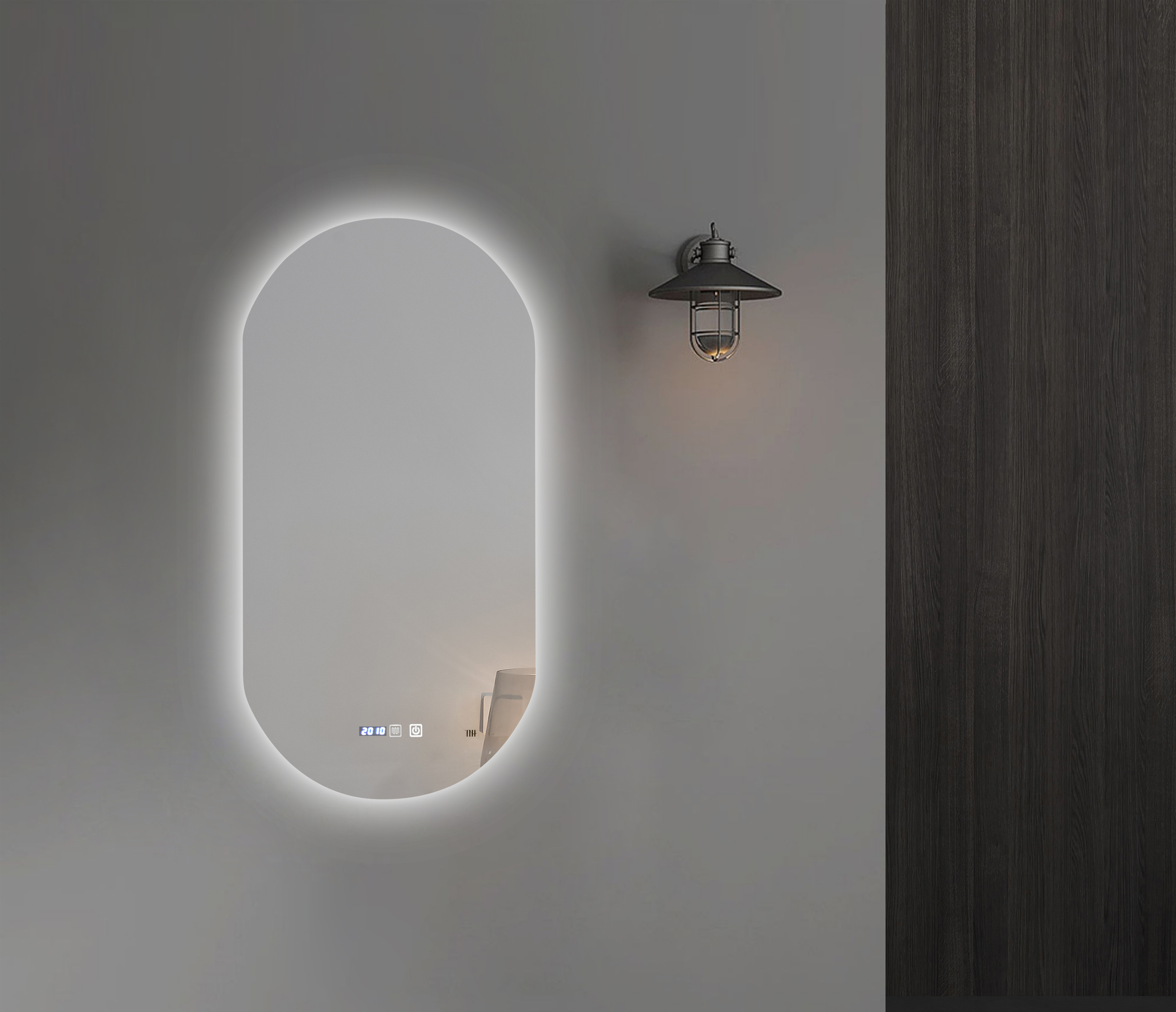 THH 500*1000 LED Light &amp; Defogger Bathroom Mirror