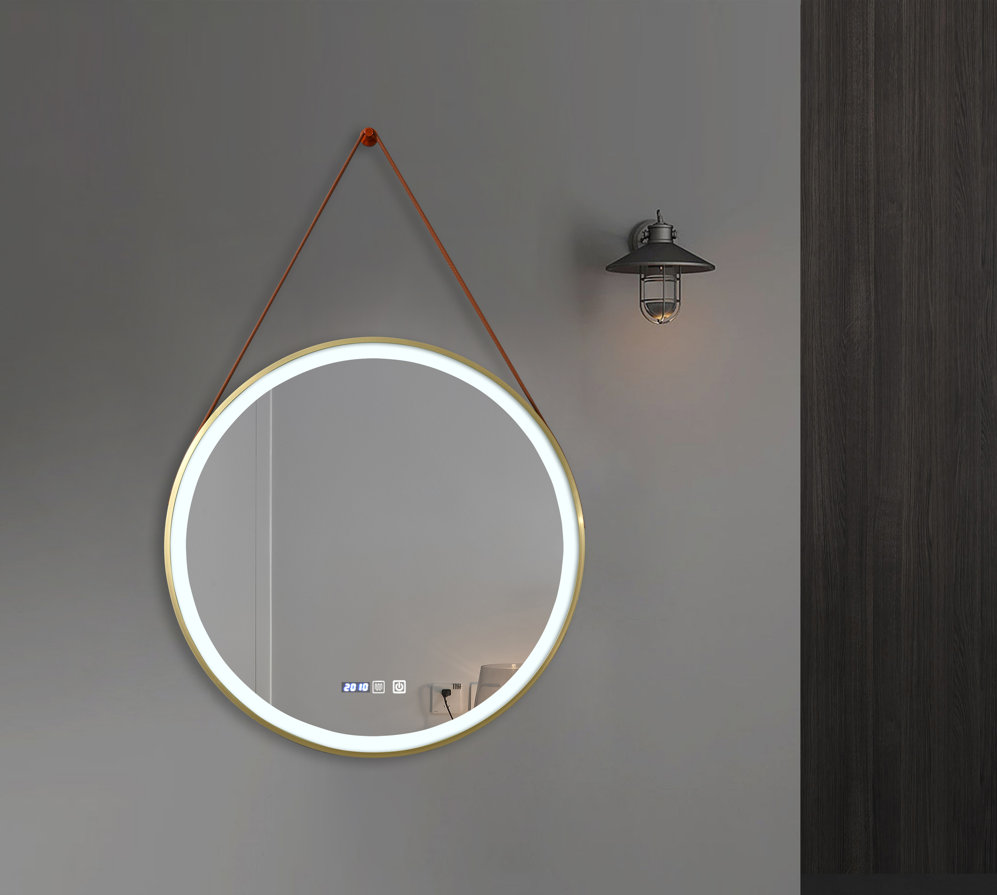 THH 700*700 LED Light &amp; Defogger Mirror
