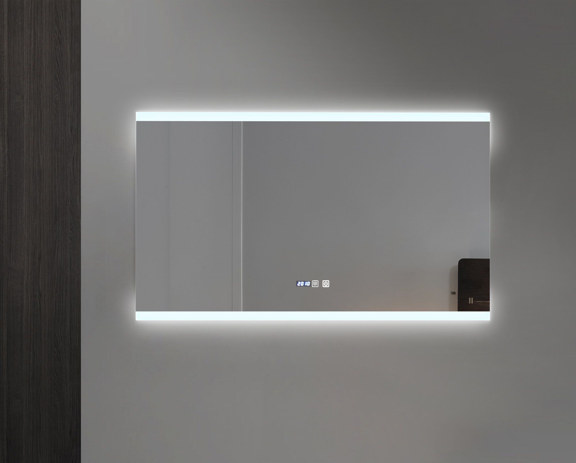 THH 1200*700mm LED Light &amp; Defogger Bathroom Mirror