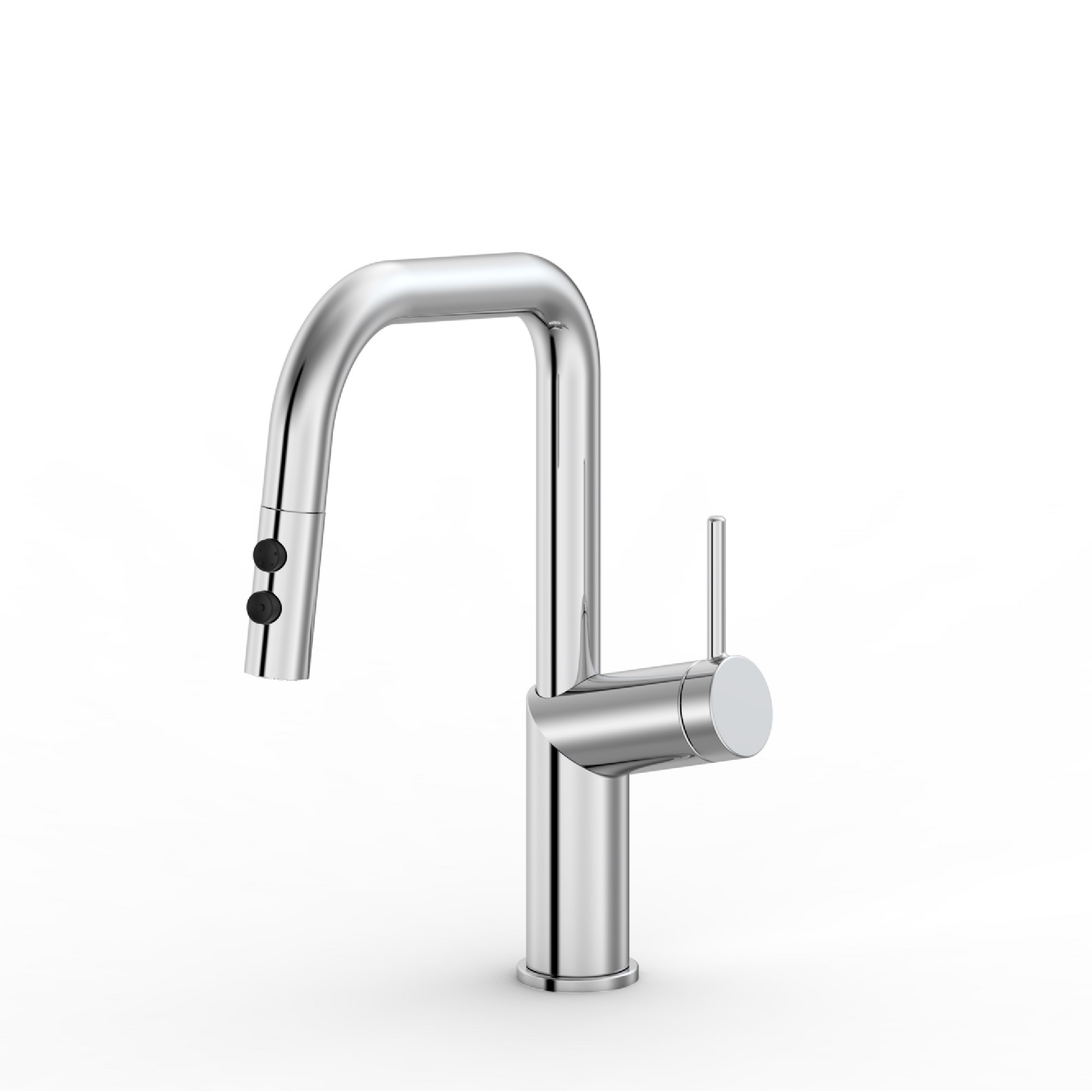 THH Square Neck Kitchen Tap Mixer Chrome