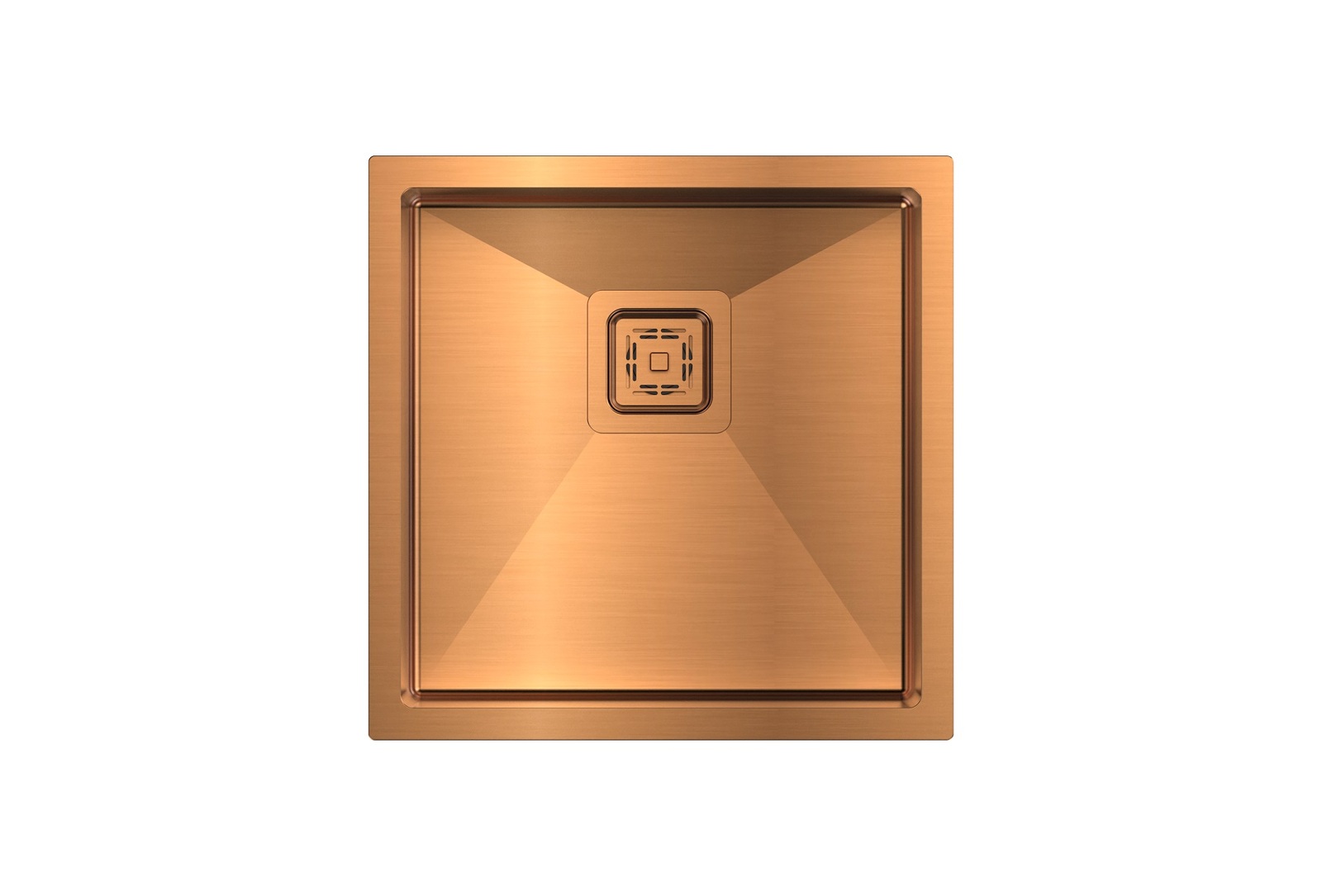 THH Single Bowl Rose Gold Small Kitchen Sink 430*430*200